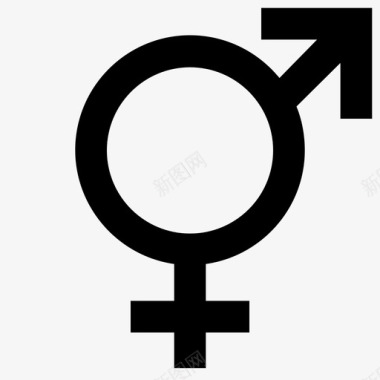 性别符号平等女性图标图标