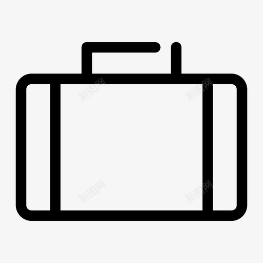 公文包集装箱行李图标svg_新图网 https://ixintu.com 公文包 度假用品 手提箱 旅行袋 行李 集装箱