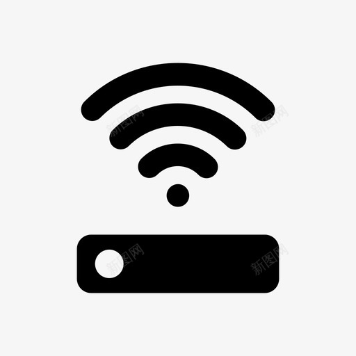 wifi站互联网调制解调器图标svg_新图网 https://ixintu.com wifi站 互联网 信号 调制解调器 路由器