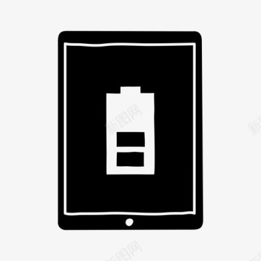 ipad电池充电设备屏幕图标图标