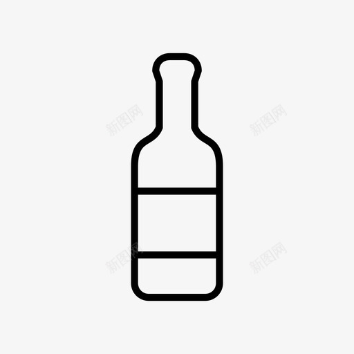 瓶子饮料玻璃杯图标svg_新图网 https://ixintu.com 水 牛奶 玻璃杯 瓶子 饮料