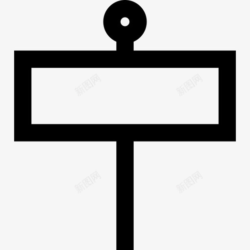 杆上的商业信号矩形商业电子商务图标svg_新图网 https://ixintu.com 商业 杆上的商业信号矩形 电子商务