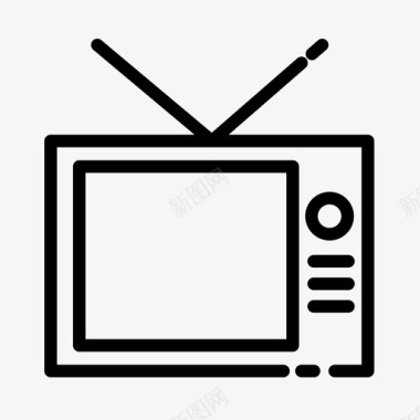 电视电子产品旧电视图标图标