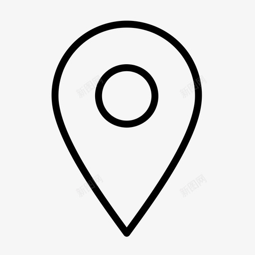 地图标识地址位置svg_新图网 https://ixintu.com 位置 地图标识 地址 定位器