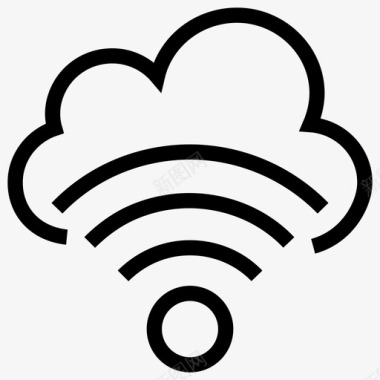 云免费互联网图标图标