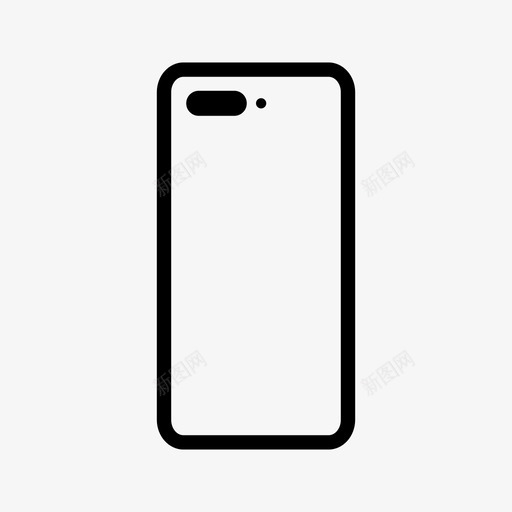 iphone摄像头镜头手机图标svg_新图网 https://ixintu.com iphone摄像头 手机 智能手机 镜头