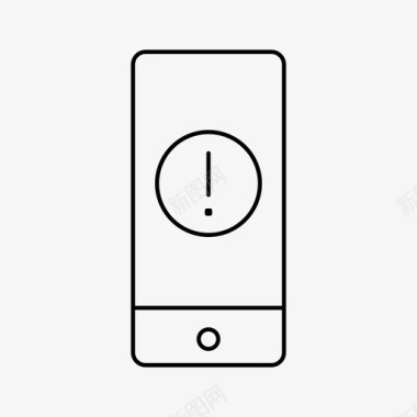 iphone警报设备屏幕图标图标