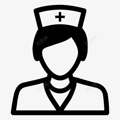 护士化身女护士图标svg_新图网 https://ixintu.com 化身 医疗助理 女护士 护士 护士化身 职业