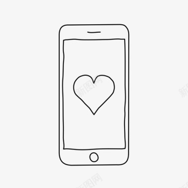 iphone心脏设备屏幕图标图标