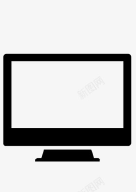 显示器计算机个人电脑图标图标