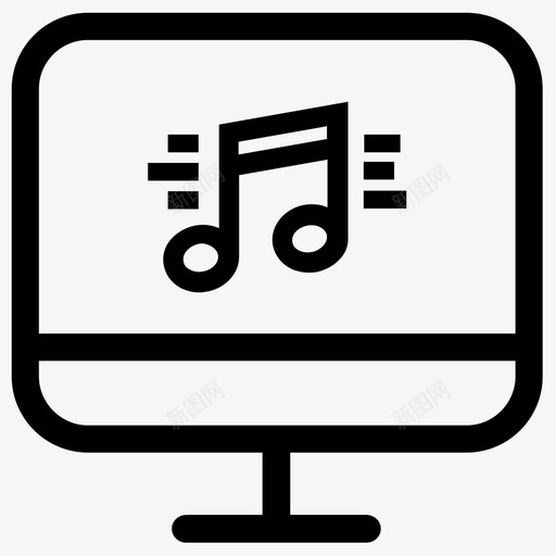 itunes音频音乐图标svg_新图网 https://ixintu.com itunes 声音 歌曲 电脑 音乐 音频