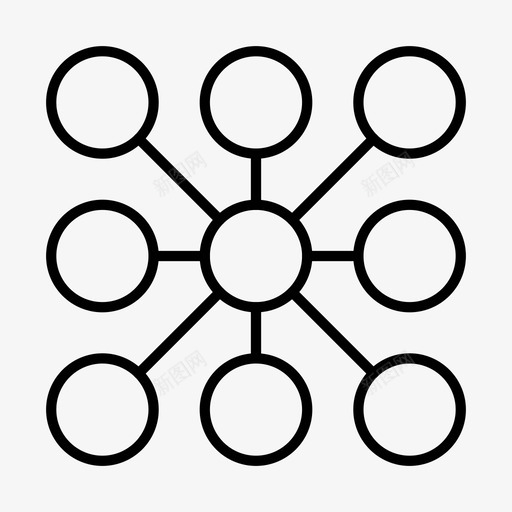 抽象创意标志图标svg_新图网 https://ixintu.com 创意 形状 抽象 标志 简单