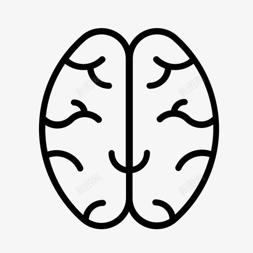 大脑身体人图标svg_新图网 https://ixintu.com 人 人体 器官 大脑 思想 身体