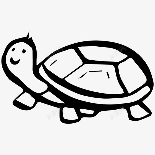 乌龟动物可爱图标svg_新图网 https://ixintu.com 乌龟 动物 可爱 宠物