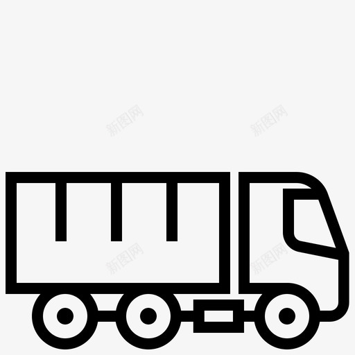 卡车建筑自卸卡车图标svg_新图网 https://ixintu.com 卡车 建筑 机械 自卸卡车 车辆 重型