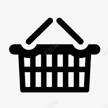 购物篮互联网在线图标图标