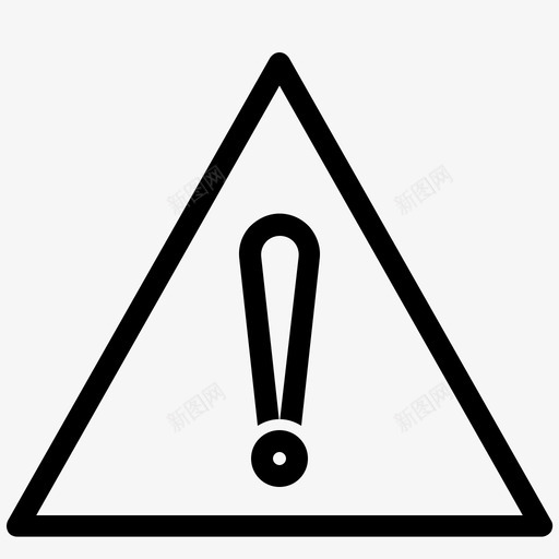 警告标志标牌告示图标svg_新图网 https://ixintu.com 告示 服务 标牌 汽车服务 警告标志