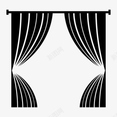 窗帘抹布家具图标图标