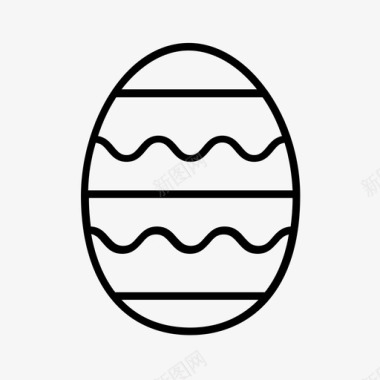 复活节彩蛋庆祝复活节装饰图标图标