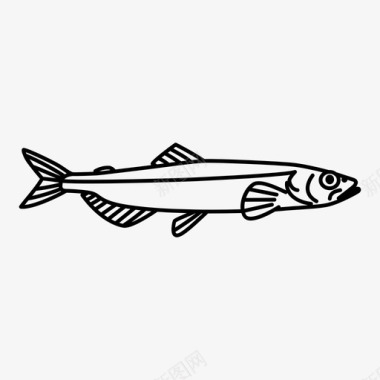 采购产品capelin鱼海鲜图标图标