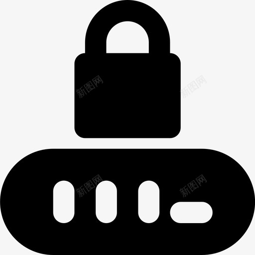 pin码保护安全图标svg_新图网 https://ixintu.com pin码 smashicons安全md固态 保护 安全