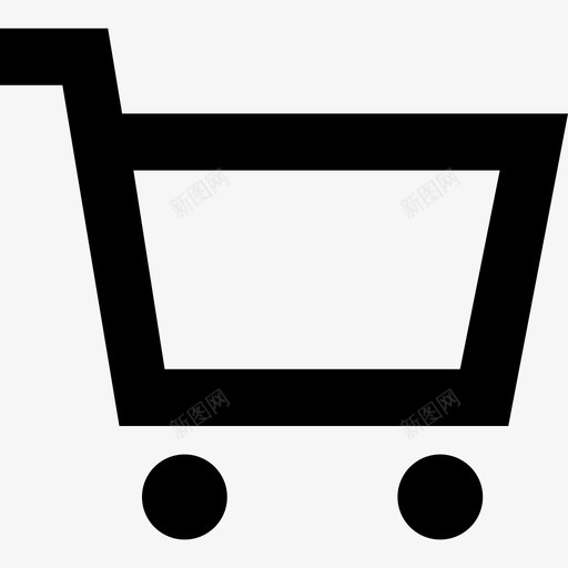 购物车电子商务网上购物图标svg_新图网 https://ixintu.com 一套线要素图标 电子商务 网上购物 购物车