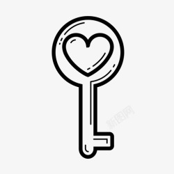 我心的钥匙爱的钥匙我心的钥匙解锁图标高清图片