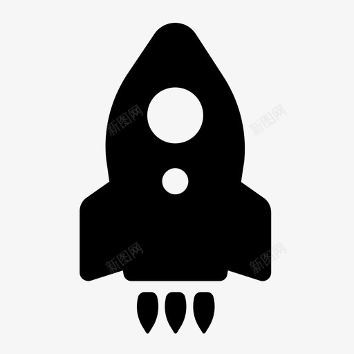 启动发射导弹图标svg_新图网 https://ixintu.com 发射 启动 导弹 火箭 飞船