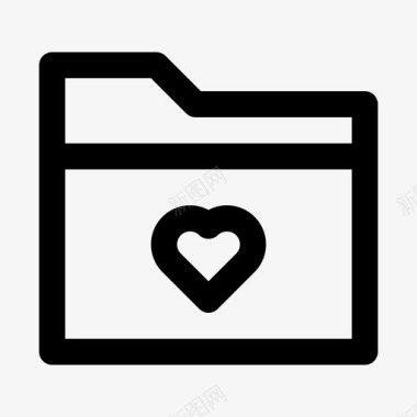 文件夹相册爱情图标图标