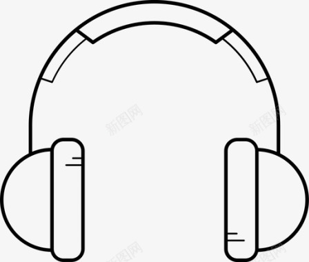 耳机电子音乐图标图标