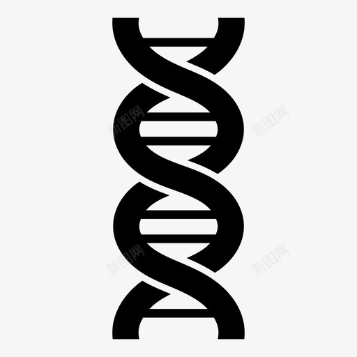dna链生物学基因图标svg_新图网 https://ixintu.com dna链 基因 生物学 科学 遗传学