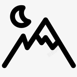 山月山月图标高清图片