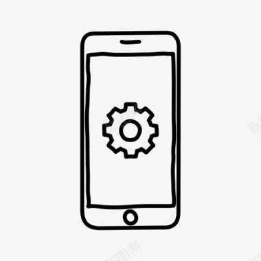 iphone设置设备齿轮图标图标