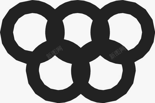 奥运会游戏戒指图标图标
