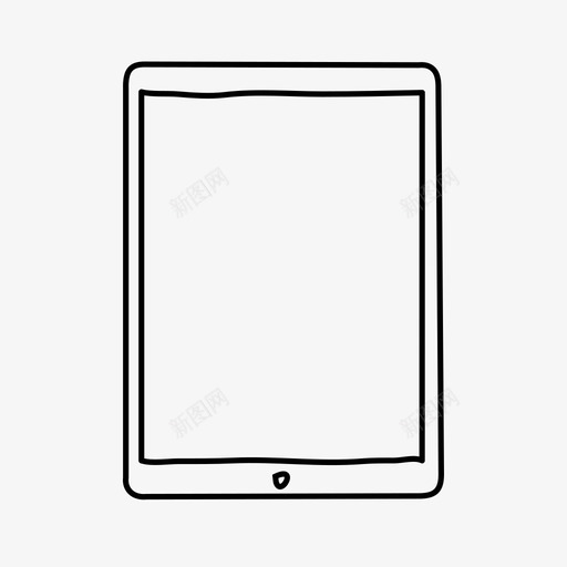 ipad设备手绘图标svg_新图网 https://ixintu.com ipad 屏幕 平板电脑 手绘 设备