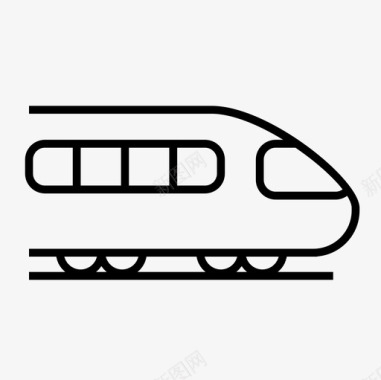 火车地铁铁路图标图标