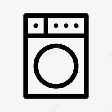 洗衣机清洁剂烘干机图标图标