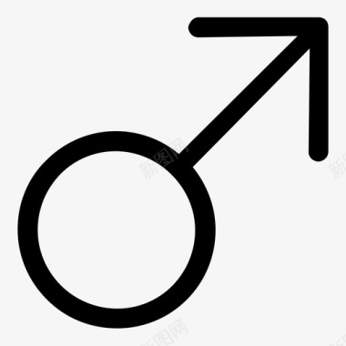 男性性别性图标图标