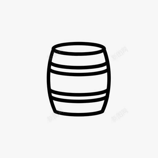 木桶葡萄酒酿酒图标svg_新图网 https://ixintu.com 木桶 葡萄酒 酿酒