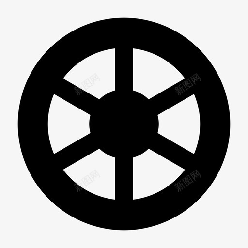 车轮汽车轮盘图标svg_新图网 https://ixintu.com 工具 汽车 车架 车轮 车辆 轮盘