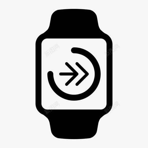 运动活动戒指苹果手表健身追踪图标svg_新图网 https://ixintu.com 体育活动 健康和健身 健身追踪 苹果手表 运动活动戒指