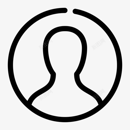 头像男性个人图标svg_新图网 https://ixintu.com 个人 个人资料 头像 用户 男性 面板剪贴