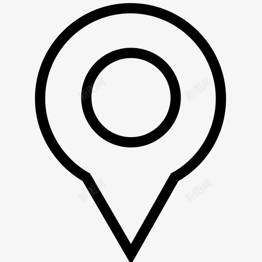 位置gps地图图标svg_新图网 https://ixintu.com gps iosweb用户界面行图标 pin 位置 地图 导航