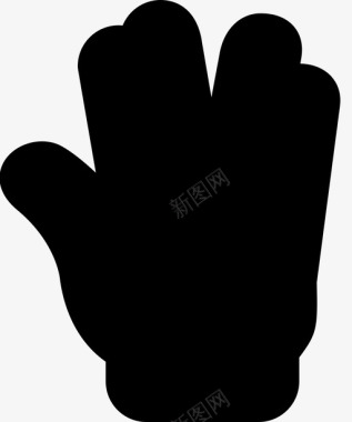 外星人标志手指手势图标图标