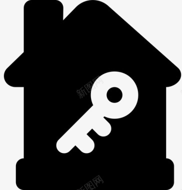 房子钥匙房产史密森房地产mdsolid图标图标