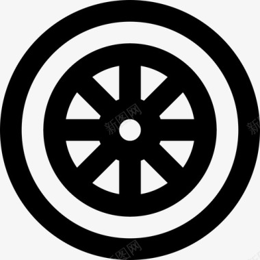 汽车轮辋运输工具车辆图标图标