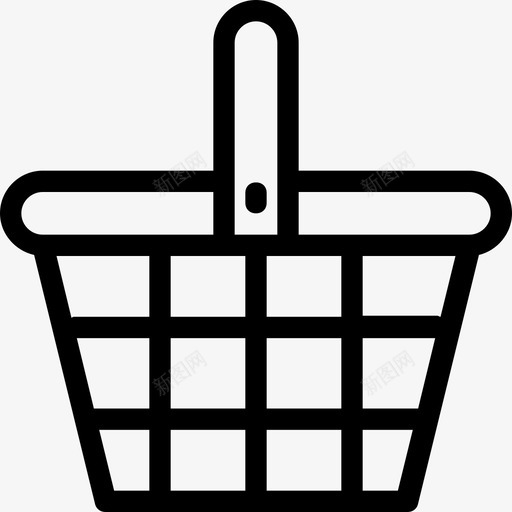 购物篮数字营销图标svg_新图网 https://ixintu.com 数字营销 购物篮
