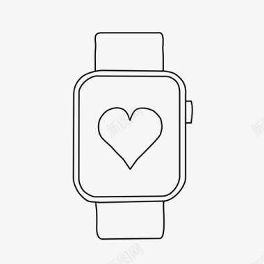 applewatch心脏applewatch设备图标图标