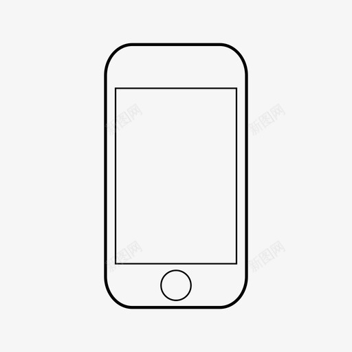 智能手机显示屏iphone4s图标svg_新图网 https://ixintu.com iphone4s rsum 手机 显示屏 智能手机