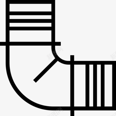 配件适配器弯管图标图标